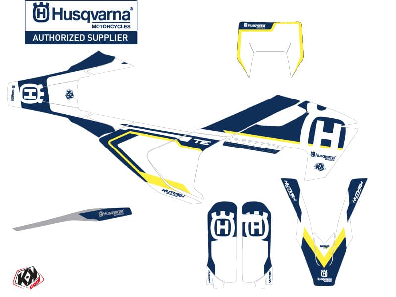 deko-set moto-cross nova husqvarna 250 te blau | Husqvarna | Kutvek - View 2