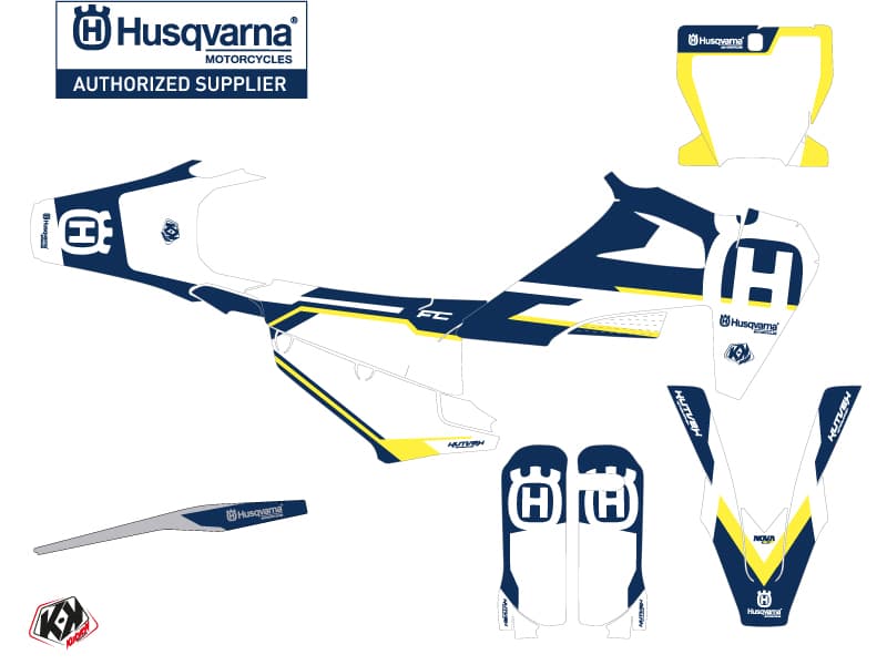deko-set moto-cross nova husqvarna fc 350 blau | Husqvarna | Kutvek - View 2