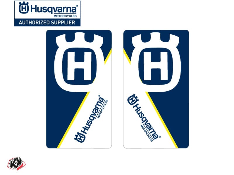 kit graphique stickers de fourche nova motocross husqvarna tc-fc te-fe bleu | Stickers de fourche | Kutvek
