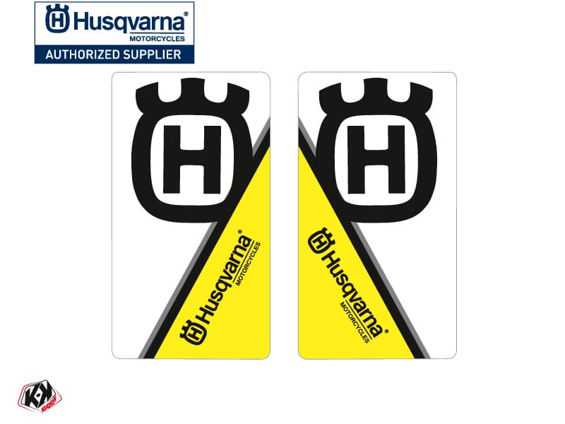 kit graphique stickers de fourche nova motocross husqvarna tc-fc te-fe noir | Stickers de fourche | Kutvek