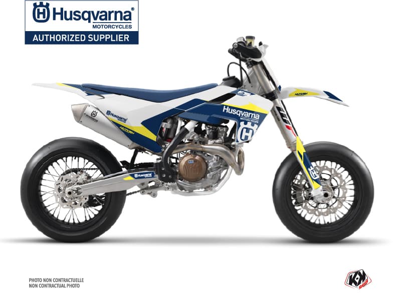 Kit graphique Moto Cross Orbit Husqvarna 450 FS Blanc