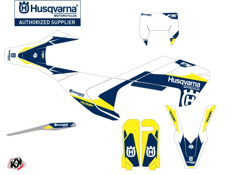 deko-set moto-cross orbit husqvarna 501 fe weiß | Husqvarna | Kutvek - View 3