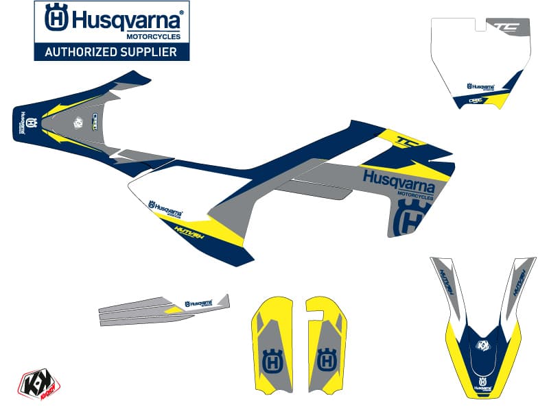 deko-set moto-cross orbit husqvarna tc 65 grau | Husqvarna | Kutvek - View 2