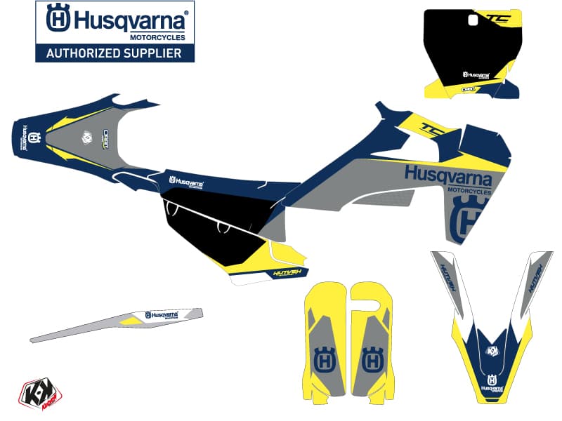 deko-set moto-cross orbit husqvarna tc 125 grau | Husqvarna | Kutvek - View 2
