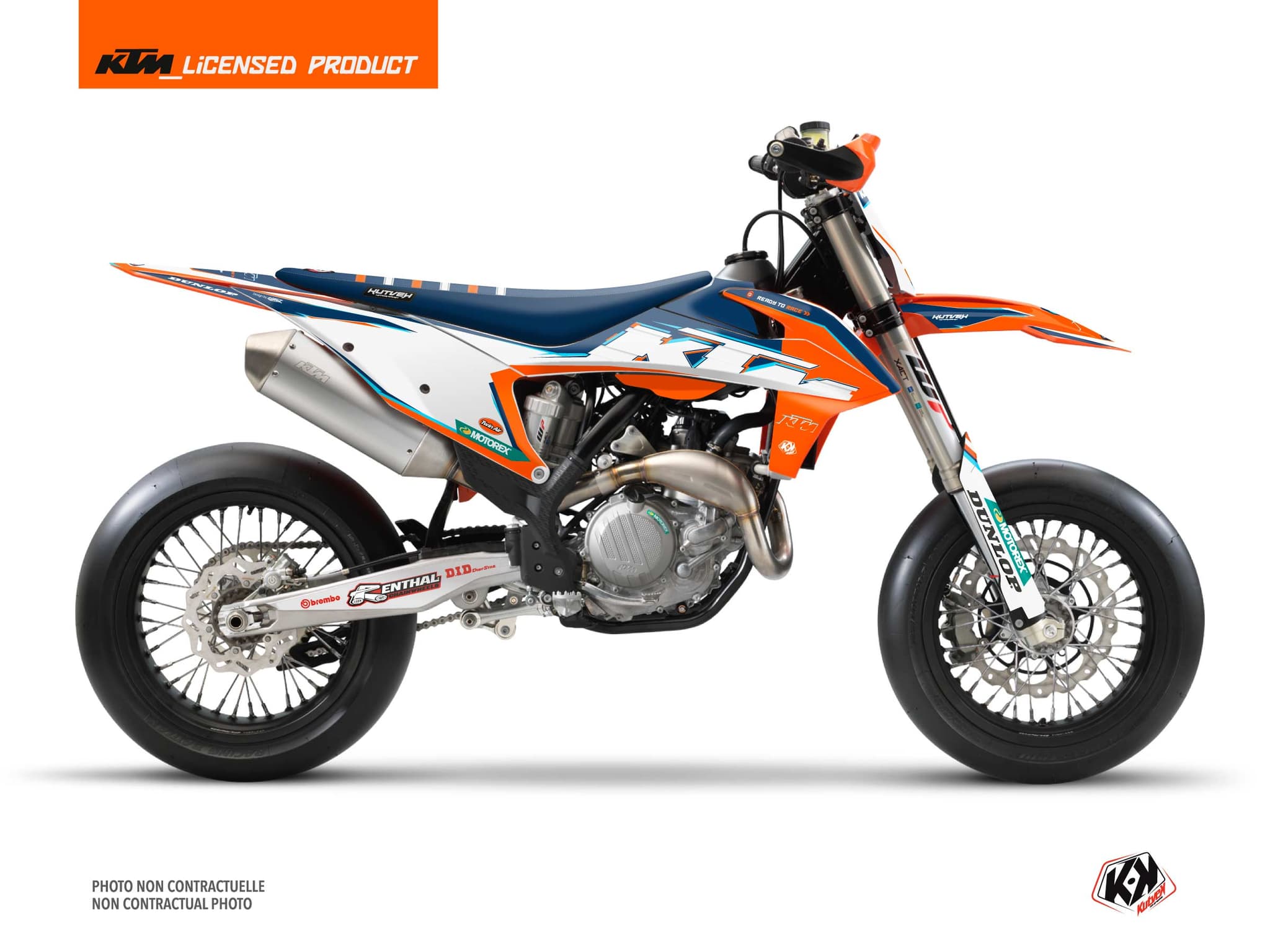 kit decorativo moto-cross origin-k22 ktm 450 smr blu | KTM | Kutvek