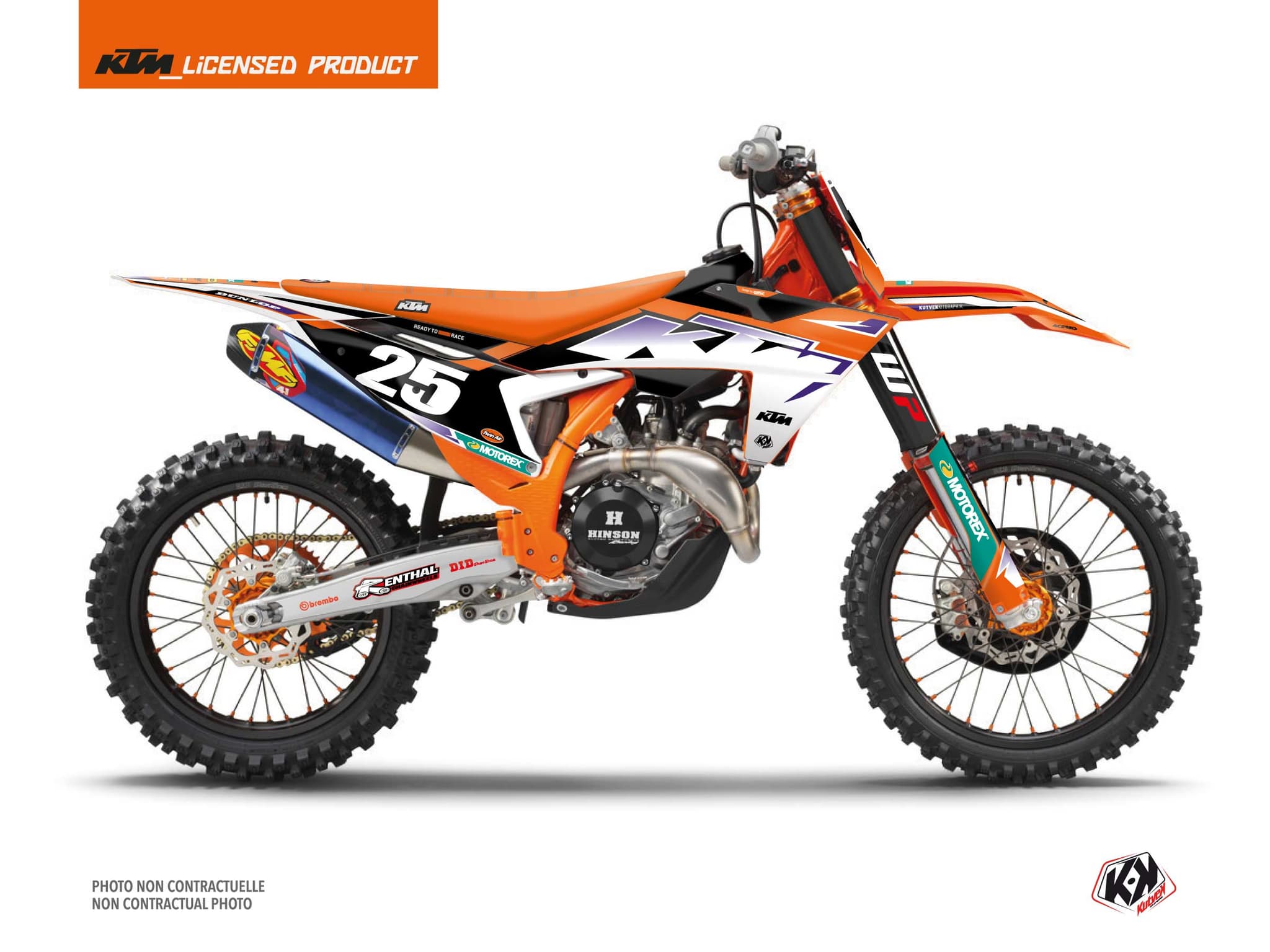 kit graphique motocross ktm sx 150 origin k23 orange | KTM | Kutvek