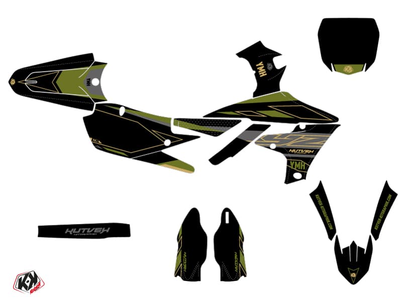 Yamaha 450 YZF Dirt Bike Outline Graphic Kit Kaki | 450 YZF | Kutvek - View 2
