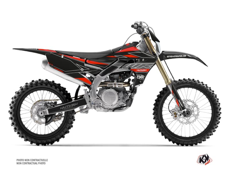 Yamaha 250 WRF Dirt Bike Outline Graphic Kit Red | WR | Kutvek