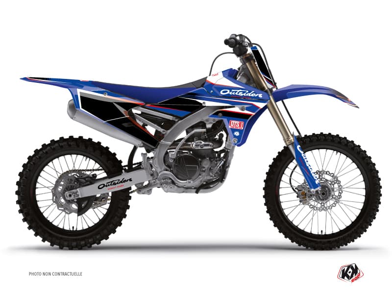 Yamaha 250 YZF Dirt Bike Replica Outsiders OTS Graphic Kit 2018 | 250 YZF | Kutvek