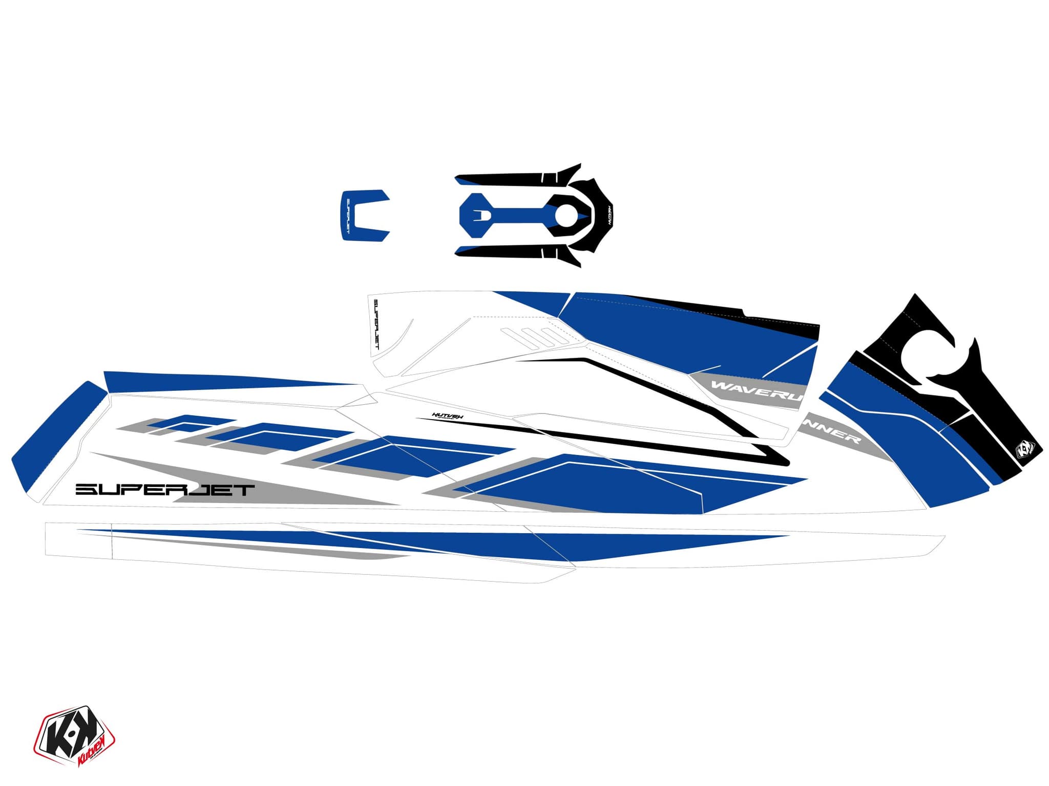 deko-set waverunner yamaha superjet perf weiß | Yamaha | Kutvek - View 2