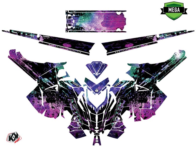 Graphic Kit Polaris RMK Pro Matryx Astro Purple | Polaris | Kutvek - View 3