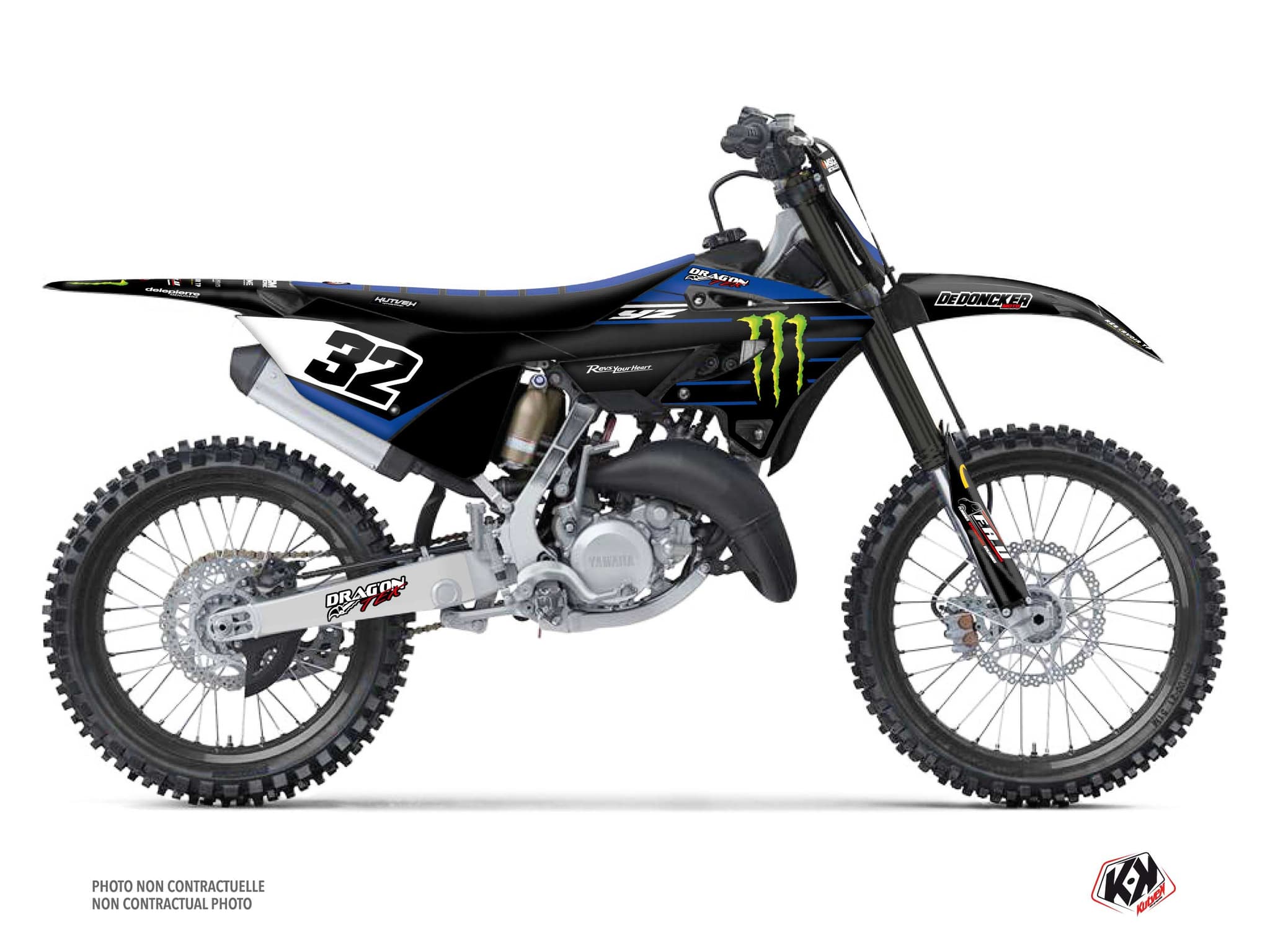 Yamaha 125 YZ Dirt Bike Replica Milko POTISEK k22 Graphic Kit | 125 YZ | Kutvek