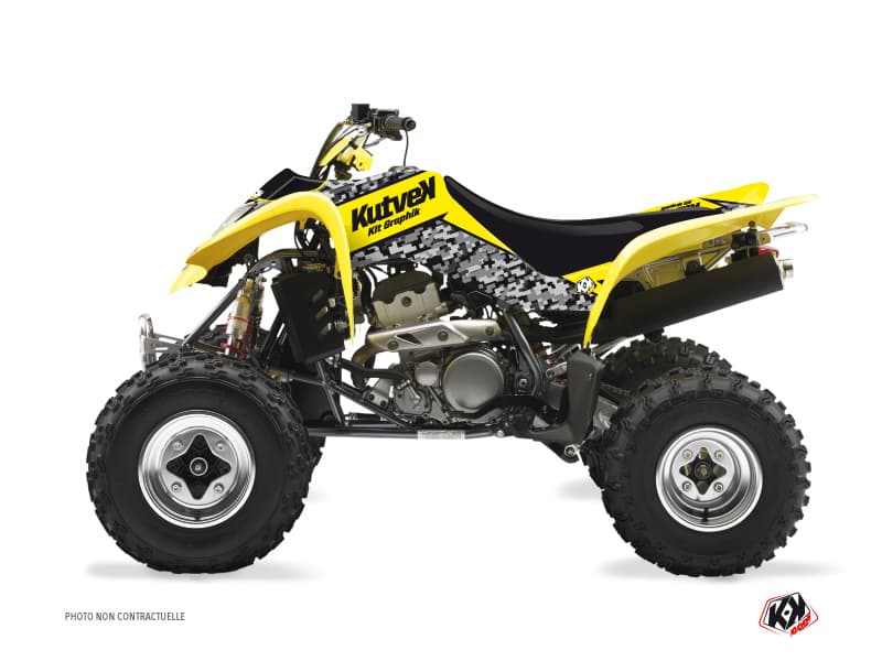 kit graphique quad suzuki ltz 250 predator jaune  