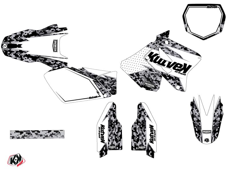 kit graphique motocross suzuki rm 250 predator blanc | Suzuki | Kutvek - View 2