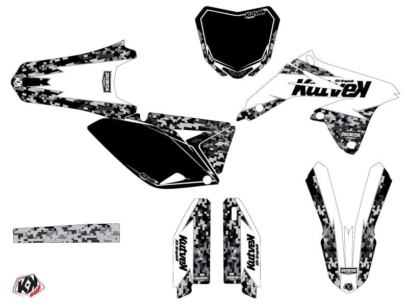 deko-set moto-cross predator suzuki 250 rmz weiß | Suzuki | Kutvek - View 2