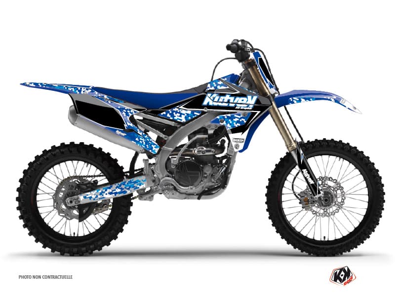 Yamaha 250 YZF Dirt Bike Predator Graphic Kit Blue | 250 YZF | Kutvek
