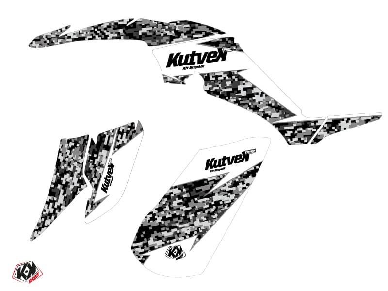 kit graphique quad yamaha raptor 350 predator blanc | Yamaha | Kutvek - View 2