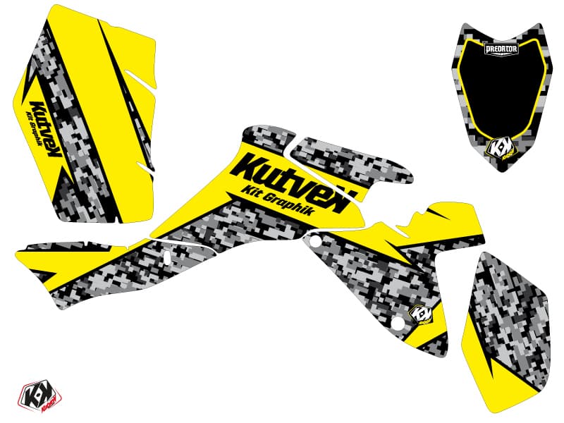 kit graphique quad suzuki ltz 400 ie predator jaune | Suzuki | Kutvek - View 2
