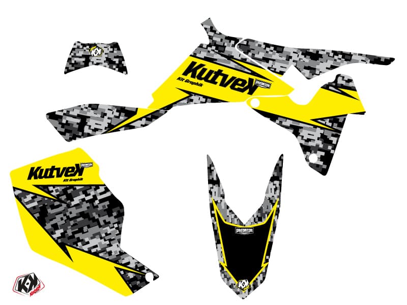 kit graphique quad suzuki ltr 450 predator jaune | Suzuki | Kutvek - View 2
