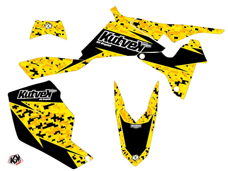 kit graphique quad suzuki ltr 450 predator noir-jaune | Suzuki | Kutvek - View 2