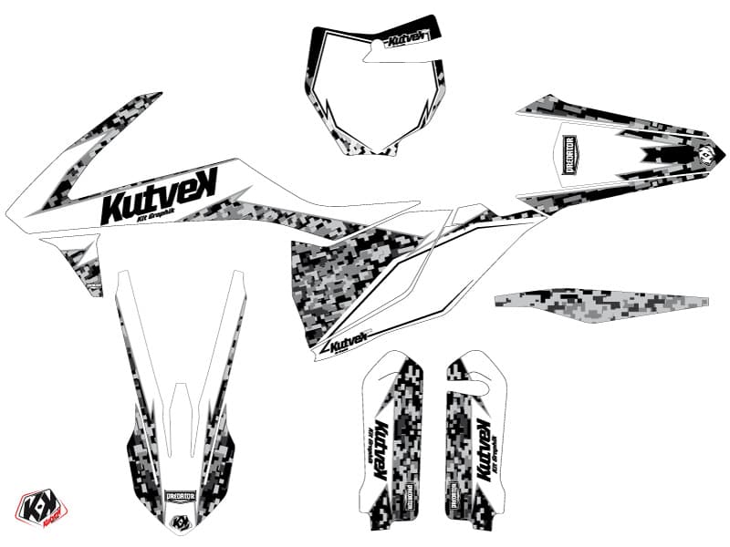 deko-set moto-cross predator ktm 450 sxf weiß | KTM | Kutvek - View 2