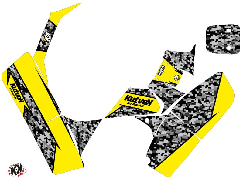 kit graphique quad suzuki lt 50 predator jaune | Suzuki | Kutvek - View 2