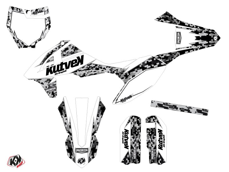 deko-set moto-cross ktm sx 50 predator weiß | KTM | Kutvek - View 2