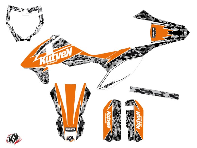 kit decorativo moto-cross ktm sx 50 predator arancia | KTM | Kutvek - View 2