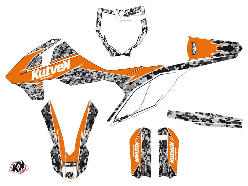 deko-set moto-cross ktm sx 65 predator orange | KTM | Kutvek - View 2