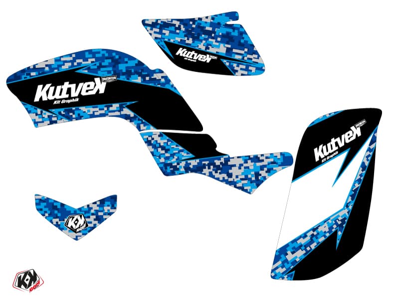 kit graphique quad yamaha raptor 660 predator bleu | Yamaha | Kutvek - View 2