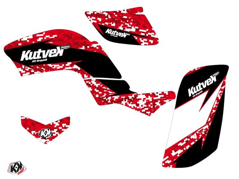 kit graphique quad yamaha raptor 660 predator rouge | Yamaha | Kutvek - View 2