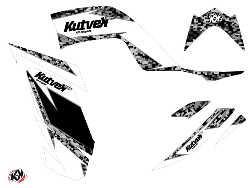 kit graphique quad yamaha raptor 700 predator blanc | Yamaha | Kutvek - View 2