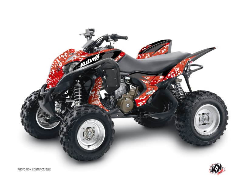 Kit graphique Quad Predator Honda 700 TRX Rouge