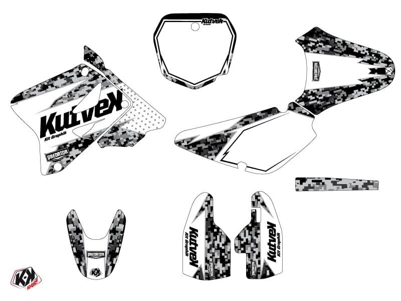 kit graphique motocross suzuki rm 85 predator blanc | Suzuki | Kutvek - View 2