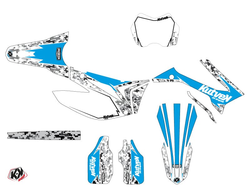 kit de decoración motocross predator tm en 300 azul | TM | Kutvek - View 2