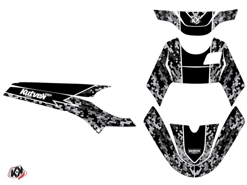 kit graphique scouter mbk booster predator noir | MBK | Kutvek - View 2
