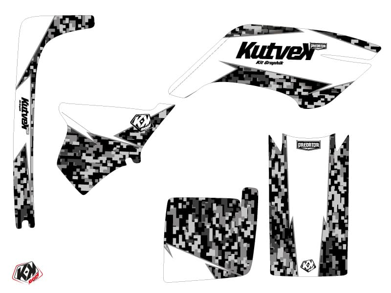 Kit graphique Quad Predator Yamaha Breeze Blanc | Yamaha | Kutvek - View 2