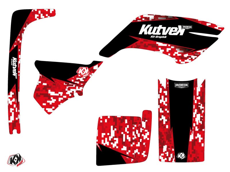 kit graphique quad yamaha breeze 125 predator rouge | Yamaha | Kutvek - View 2