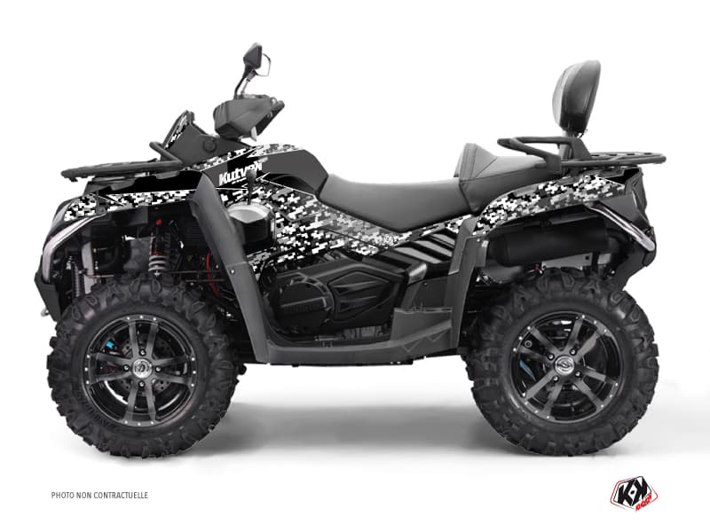 kit graphique quad cf moto cforce 800 s predator noir  