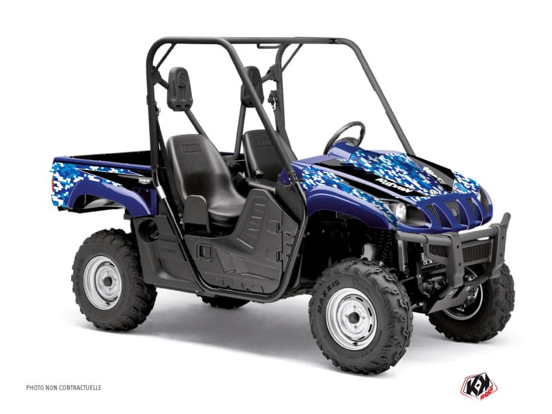 Kit graphique SSV Predator Yamaha Rhino Bleu