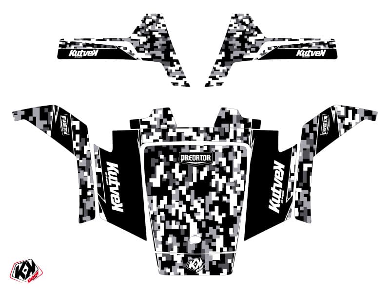 kit graphique ssv polaris rzr 170 predator noir | Polaris | Kutvek - View 2