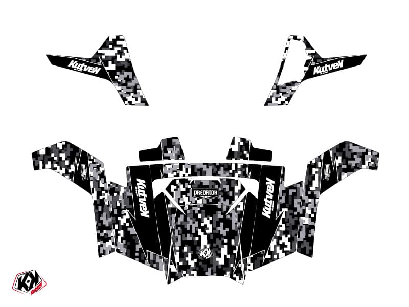 Kit graphique SSV Predator Polaris RZR 570 Noir | Polaris | Kutvek - View 2