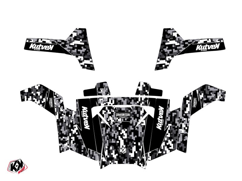 kit graphique ssv polaris rzr 800 predator noir | Polaris | Kutvek - View 2