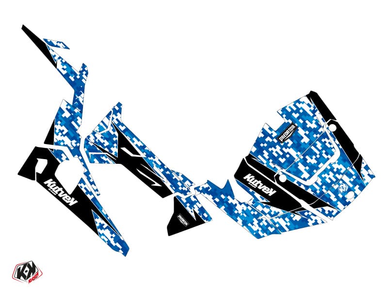kit graphique ssv polaris rzr 900 predator bleu | Polaris | Kutvek - View 2