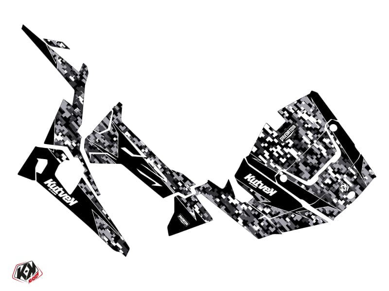 kit graphique ssv polaris rzr 900 predator noir | Polaris | Kutvek - View 2