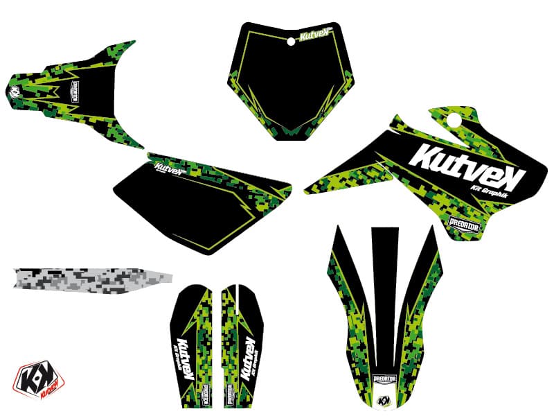 kit decorativo moto-cross predator ycf sp nero verde | YCF | Kutvek - View 2