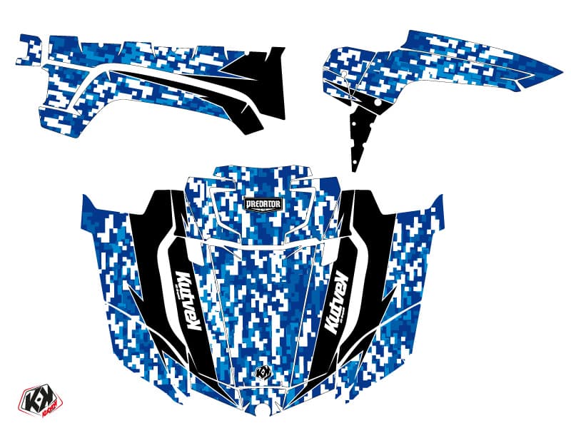 Kit graphique SSV Predator Yamaha Viking Bleu | Yamaha | Kutvek - View 2