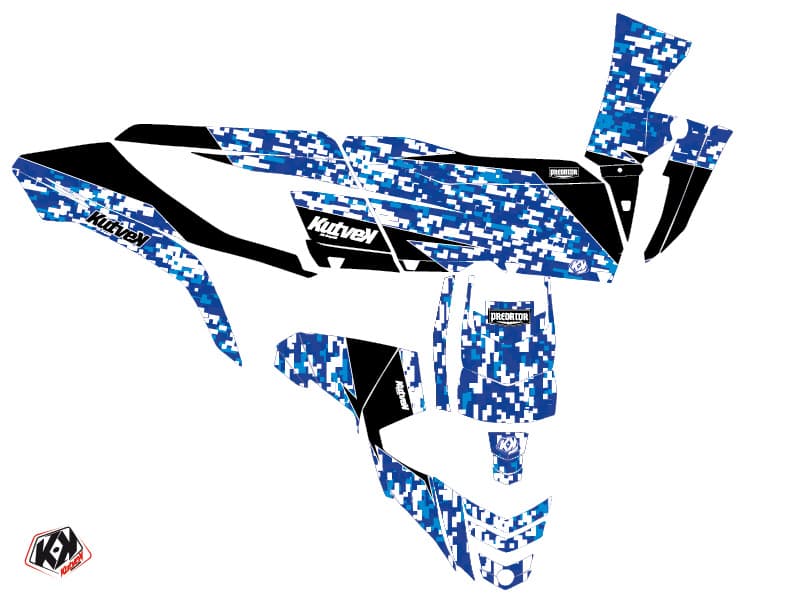 kit graphique ssv yamaha yxz 1000 r predator bleu | Yamaha | Kutvek - View 2