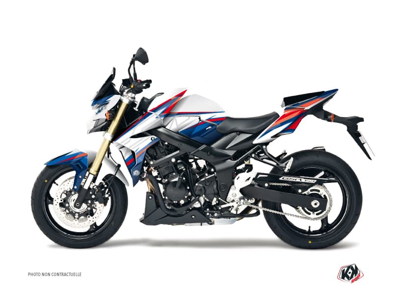 Kit graphique Moto Profil Suzuki GSR 750 Blanc