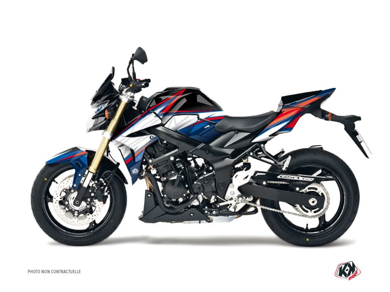 kit graphique moto suzuki gsr 750 profil noir  